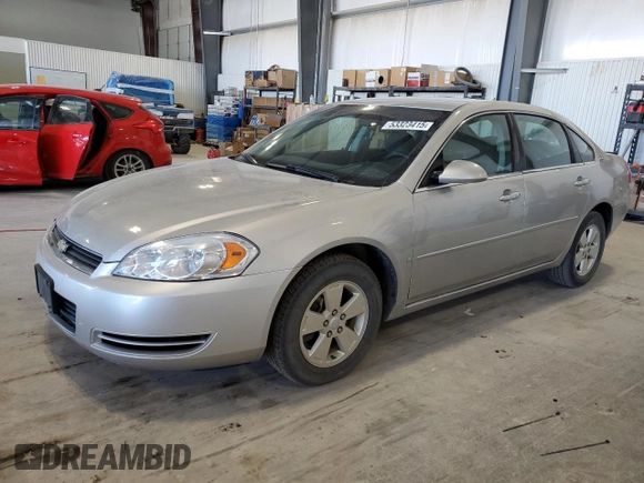 2007 Chevrolet Impala LT with VIN 2G1WT58K979297217, listed as a Copart auction lot 53323415 with 175,362 mi miles and Salvage Title. Bid and sale history available at DreamBid. Image 1.