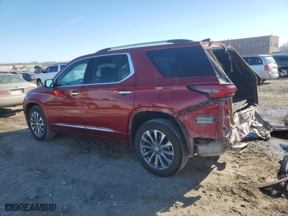 2023 Chevrolet Traverse Premier with VIN 1GNEVKKW2PJ179707, listed as a Copart auction lot 42002515 with 30,484 mi miles and Salvage Title. Bid and sale history available at carsss.com. Image 2.