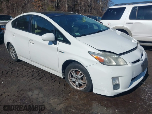 2010 Toyota Prius II with VIN JTDKN3DU3A0126928, listed as a IAAI auction lot 41620581 with 1 mi miles. Bid and sale history available at carsss.com. Image 1.