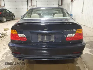2001 BMW 3 Series 325Ci with VIN WBABN33491JW55177, listed as a Copart auction lot 43685795 with 120,610 mi miles and Salvage Title. Bid and sale history available at carsss.com. Image 6.