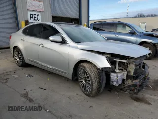 2016 Kia Cadenza Premium with VIN KNALN4D70G5204661, listed as a Copart auction lot 79271644 with 164,418 mi miles and Salvage Title. Bid and sale history available at carsss.com. Image 4.