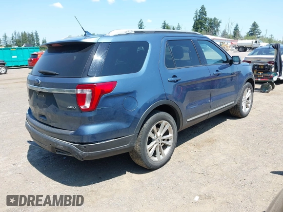 2019 Ford Explorer XLT z VIN 1FM5K8D88KGB25185, wystawiony jako IAAI lot #42359309 z przebiegiem 116 882 mil mil oraz . Historia ofert i sprzedaży dostępna na DreamBid. Obrazek 4.