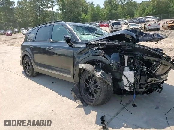 2023 Kia Telluride SX X-Pro with VIN 5XYP5DGC3PG350539, listed as a Copart auction lot 67594324 with 38,272 mi miles and Salvage title. Bid and sale history available at DreamBid. Image 12.