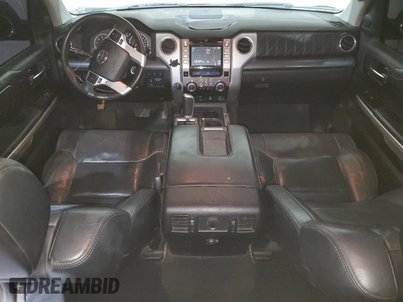 2017 Toyota Tundra Platinum with VIN 5TFAW5F10HX642253, listed as a Copart auction lot 88500185 with 201,722 mi miles and Salvage title. Bid and sale history available at DreamBid. Image 8.