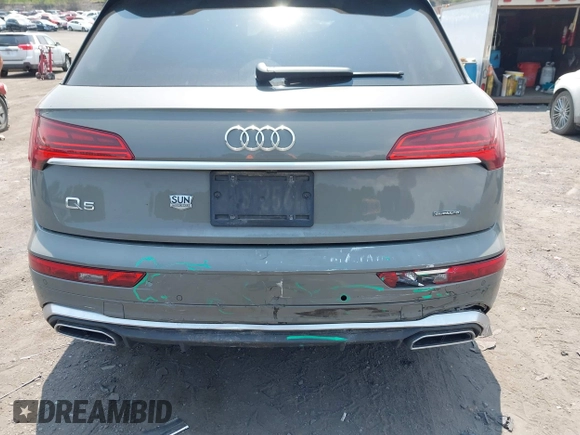 2023 Audi Q5 S line Premium with VIN WA1GAAFY5P2012863, listed as a IAAI auction lot 42416439 with 64,707 mi miles and . Bid and sale history available at DreamBid. Image 6.