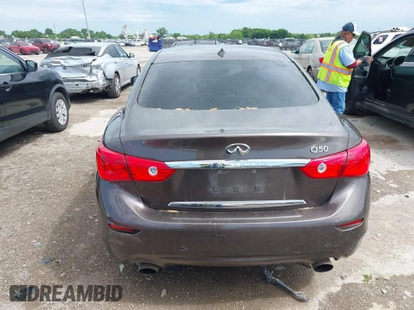 2017 Infiniti Q50 Sport with VIN JN1EV7AP1HM738098, listed as a IAAI auction lot 42108449 with 109,540 mi miles and . Bid and sale history available at DreamBid. Image 16.