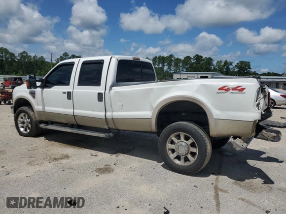 2008 Ford F-350 XL with VIN 1FTWW31R48ED01201, listed as a Copart auction lot 60635065 with 297,768 mi miles and Salvage title. Bid and sale history available at DreamBid. Image 2.