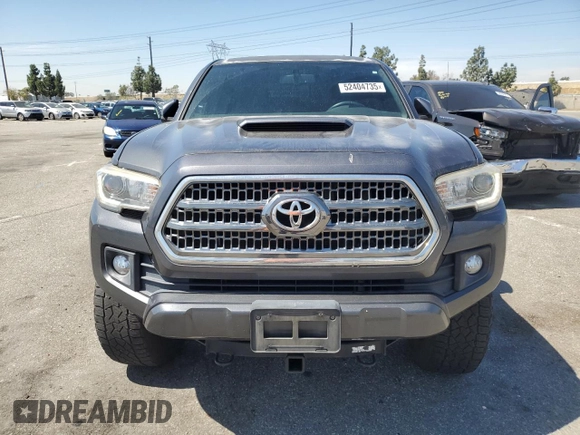 2017 Toyota Tacoma SR5 with VIN 3TMCZ5AN3HM076315, listed as a Copart auction lot 53828955 with 172,923 mi miles and Salvage Title. Bid and sale history available at carsss.com. Image 5.