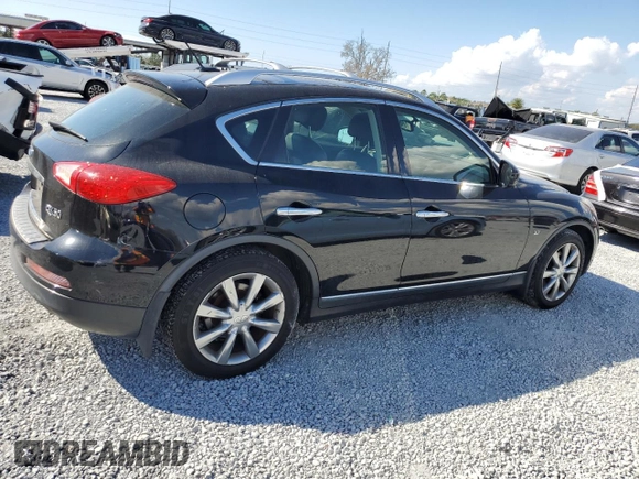 2014 Infiniti QX50 Journey with VIN JN1BJ0HR7EM192724, listed as a Copart auction lot 44741055 with 100,465 mi miles and Clean Title. Bid and sale history available at carsss.com. Image 3.
