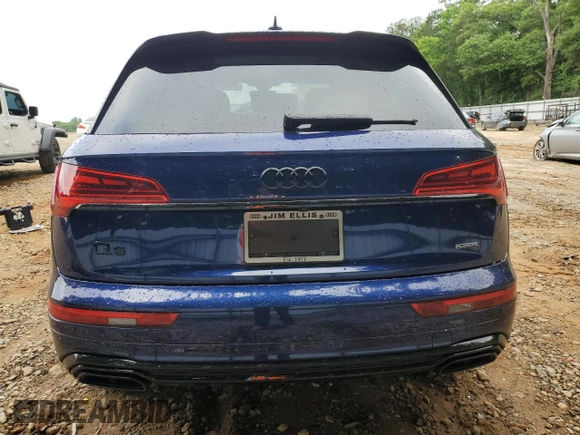 2024 Audi Q5 S line Prestige with VIN WA1FAAFY2R2044846, listed as a Copart auction lot 61448115 with 16,569 mi miles and Salvage title. Bid and sale history available at DreamBid. Image 6.