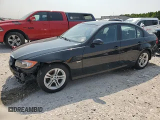 2008 BMW 3 Series 328xi with VIN WBAVC735X8KX91177, listed as a Copart auction lot 57224785 with 124,699 mi miles and Clean title. Bid and sale history available at DreamBid. Image 1.
