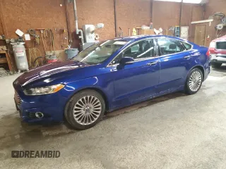 2013 Ford Fusion Titanium with VIN 3FA6P0K99DR139931, listed as a Copart auction lot 53871165 with 130,405 mi miles and Salvage Title. Bid and sale history available at carsss.com. Image 1.