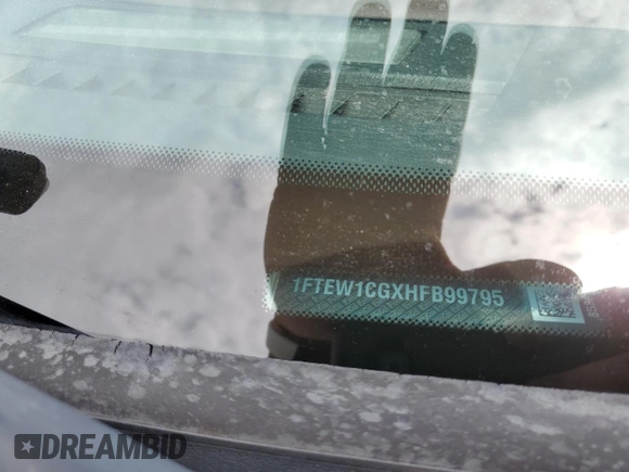 2017 Ford F-150 XL с VIN 1FTEW1CGXHFB99795, выставлен на аукционе Copart как лот 47177595 с пробегом 134 242 миль миль и Списание • Salvage title. История ставок и продаж доступна на DreamBid. Изображение 12.