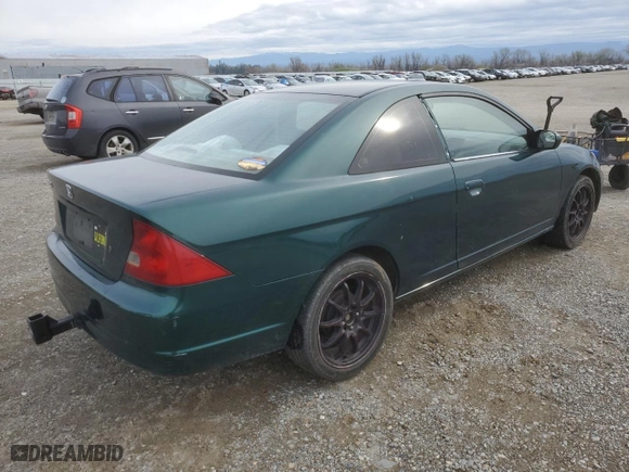 2001 Honda Civic EX with VIN 1HGEM22971L016148, listed as a Copart auction lot 46741305 with 193,345 mi miles and Clean Title. Bid and sale history available at carsss.com. Image 3.