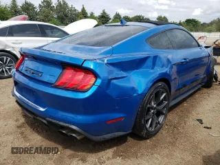 2021 Ford Mustang EcoBoost with VIN 1FA6P8TD8M5104723, listed as a Copart auction lot 54357384 with 14,622 mi miles and Salvage Title. Bid and sale history available at carsss.com. Image 3.