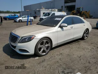 2015 Mercedes-Benz S 550 with VIN WDDUG8CB0FA141202, listed as a Copart auction lot 59511705 with 67,707 mi miles and Salvage title. Bid and sale history available at DreamBid. Image 1.