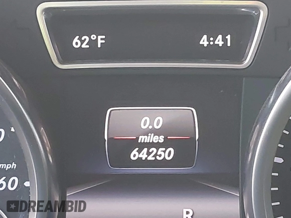 2015 Mercedes-Benz M 400 with VIN 4JGDA5GB3FA578028, listed as a IAAI auction lot 41114419 with 64,250 mi miles and . Bid and sale history available at DreamBid. Image 16.