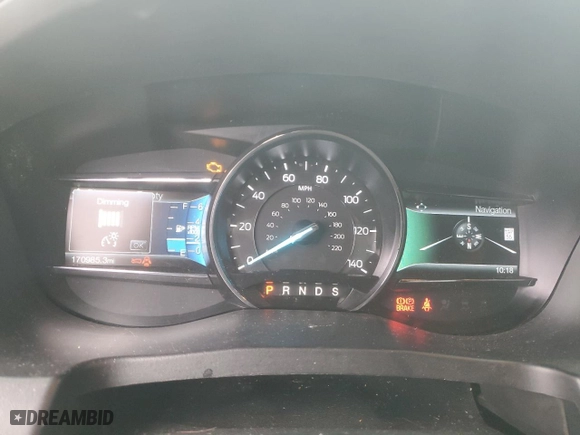 2016 Ford Explorer Sport with VIN 1FM5K8GT5GGC89162, listed as a Copart auction lot 44734365 with 170,985 mi miles and Salvage Title. Bid and sale history available at carsss.com. Image 9.