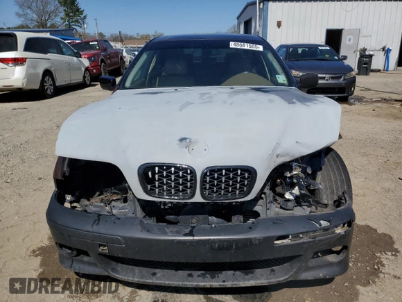 2001 BMW 5 Series 540i with VIN WBADN63481GM72490, listed as a Copart auction lot 48681505 with Not provided miles and Salvage title. Bid and sale history available at DreamBid. Image 5.