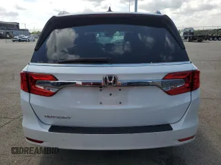 2020 Honda Odyssey EX-L z VIN 5FNRL6H79LB040523, wystawiony jako Copart lot #57383005 z przebiegiem 105 754 mil mil oraz Szkoda całkowita • Salvage title. Historia ofert i sprzedaży dostępna na DreamBid. Obrazek 6.