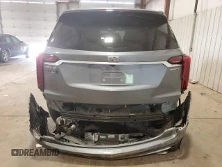 2021 Cadillac XT6 Luxury with VIN 1GYKPAR41MZ163350, listed as a Copart auction lot 44030915 with 30,234 mi miles and Salvage title. Bid and sale history available at DreamBid. Image 6.