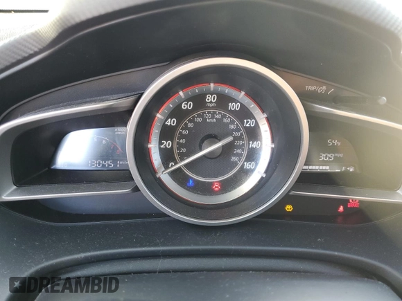 2014 Mazda 3 i Sport with VIN JM1BM1K74E1147288, listed as a Copart auction lot 49491235 with 130,451 mi miles and Salvage Title. Bid and sale history available at DreamBid. Image 9.