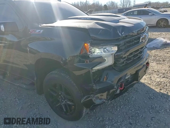 2023 Chevrolet Silverado 1500 LT Trail Boss with VIN 3GCUDFE84PG273892, listed as a Copart auction lot 46909745 with 59,466 mi miles and Salvage Title. Bid and sale history available at DreamBid. Image 11.