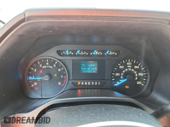 2016 Ford F-150 XL with VIN 1FTMF1C84GFC45611, listed as a Copart auction lot 61551625 with 127,010 mi miles and Salvage title. Bid and sale history available at DreamBid. Image 9.