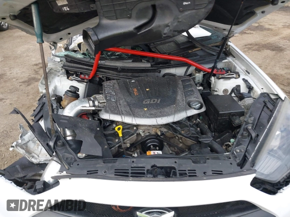2014 Hyundai Genesis Coupe 3.8 Ultimate with VIN KMHHU6KJ3EU118037, listed as a IAAI auction lot 41898372 with 1 mi miles. Bid and sale history available at carsss.com. Image 10.