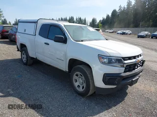 2021 Chevrolet Colorado 2WD Work Truck with VIN 1GCHSBEN2M1105829, listed as a IAAI auction lot 42105824 with 120,799 mi miles. Bid and sale history available at carsss.com. Image 1.