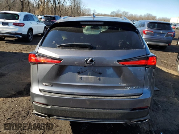 2021 Lexus NX with VIN JTJSARDZ2M2261768, listed as a Copart auction lot 43656645 with 20,997 mi miles and Salvage Title. Bid and sale history available at carsss.com. Image 6.