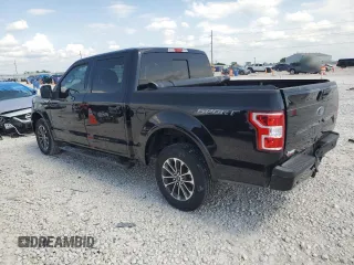 2020 Ford F-150 XL with VIN 1FTEW1C51LKF53637, listed as a Copart auction lot 54132605 with 27,132 mi miles and Salvage title. Bid and sale history available at DreamBid. Image 2.