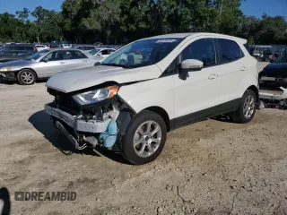 2018 Ford EcoSport SE with VIN MAJ3P1TE4JC240468, listed as a Copart auction lot 52075425 with 49,743 mi miles and Salvage Title. Bid and sale history available at carsss.com. Image 1.