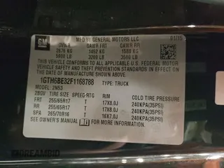 2015 GMC Canyon 4WD SLE with VIN 1GTH6BE32F1168788, listed as a Copart auction lot 76972934 with 158,562 mi miles and Salvage Title. Bid and sale history available at carsss.com. Image 12.