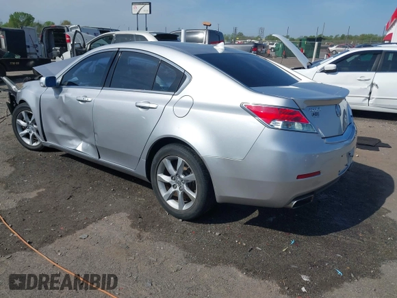 2012 Acura TL Tech Auto with VIN 19UUA8F54CA035088, listed as a IAAI auction lot 41934454 with 1 mi miles. Bid and sale history available at carsss.com. Image 3.
