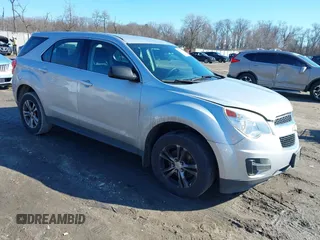 2015 Chevrolet Equinox LS with VIN 2GNFLEEKXF6377998, listed as a IAAI auction lot 41545253 with 178,696 mi miles. Bid and sale history available at carsss.com. Image 1.