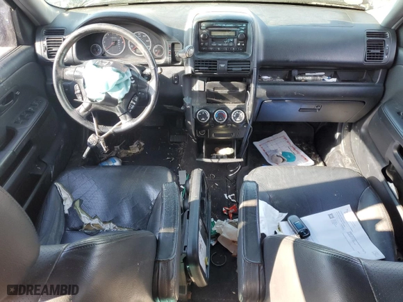 2005 Honda CR-V EX SE with VIN JHLRD789X5C056060, listed as a Copart auction lot 46157125 with 0 mi miles and Salvage Title. Bid and sale history available at carsss.com. Image 8.