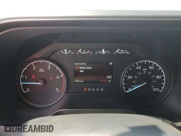 2024 Ford F-350 XL with VIN 1FT8W3DT1RED53094, listed as a Copart auction lot 55148685 with 20,582 mi miles and Clean Title. Bid and sale history available at DreamBid. Image 9.