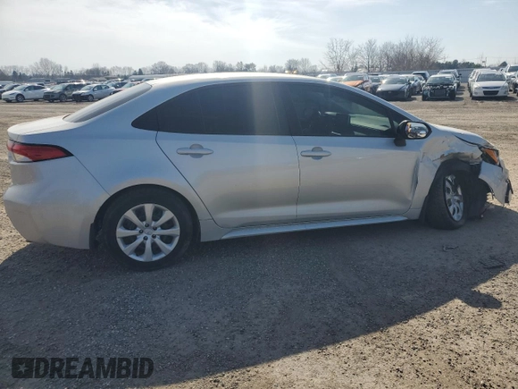 2021 Toyota Corolla L with VIN 5YFBPMBE0MP154210, listed as a Copart auction lot 48255465 with 159,307 mi miles and Salvage Title. Bid and sale history available at carsss.com. Image 3.