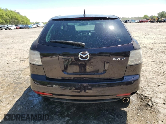 2011 Mazda CX-7 i Sport with VIN JM3ER2B50B0366227, listed as a Copart auction lot 53207325 with 132,759 mi miles and Salvage Title. Bid and sale history available at DreamBid. Image 6.