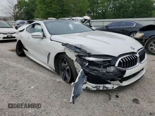 2019 BMW 8 Series M850i xDrive with VIN WBABC4C53KBJ35783, listed as a Copart auction lot 46775033 with 0 mi miles. Bid and sale history available at carsss.com. Image 4.