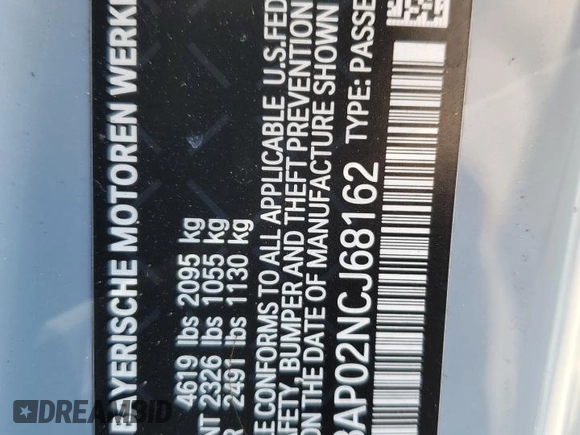 2022 BMW 4 Series 430i xDrive with VIN WBA73AP02NCJ68162, listed as a Copart auction lot 45458055 with 39,223 mi miles and Salvage Title. Bid and sale history available at DreamBid. Image 14.