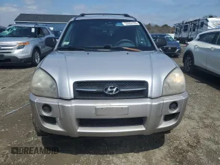 2005 Hyundai Tucson GL with VIN KM8JM12B85U103191, listed as a Copart auction lot 53953165 with 147,717 mi miles and Clean Title. Bid and sale history available at carsss.com. Image 5.