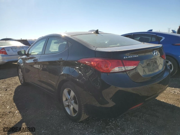 2013 Hyundai Elantra GLS PZEV with VIN 5NPDH4AE1DH443696, listed as a Copart auction lot 75536274 with 174,892 mi miles and Salvage Title. Bid and sale history available at carsss.com. Image 2.