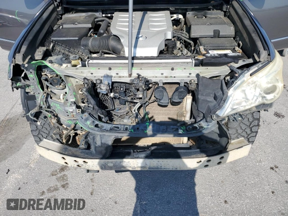 2010 Lexus GX 460 Premium with VIN JTJJM7FX5A5011762, listed as a Copart auction lot 56207715 with 185,360 mi miles and Salvage title. Bid and sale history available at DreamBid. Image 12.