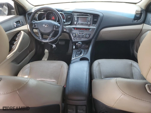 2013 Kia Optima EX with VIN 5XXGN4A70DG214770, listed as a Copart auction lot 51076485 with 167,760 mi miles and Salvage Title. Bid and sale history available at carsss.com. Image 8.