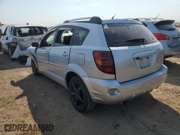 2005 Pontiac Vibe with VIN 5Y2SL63805Z465501, listed as a Copart auction lot 71963974 with 0 mi miles and Salvage Title. Bid and sale history available at carsss.com. Image 2.