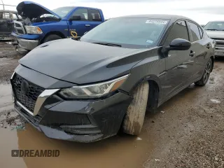 2021 Nissan Sentra SV with VIN 3N1AB8CV8MY239136, listed as a Copart auction lot 84278844 with 36,440 mi miles and Salvage Title. Bid and sale history available at DreamBid. Image 1.