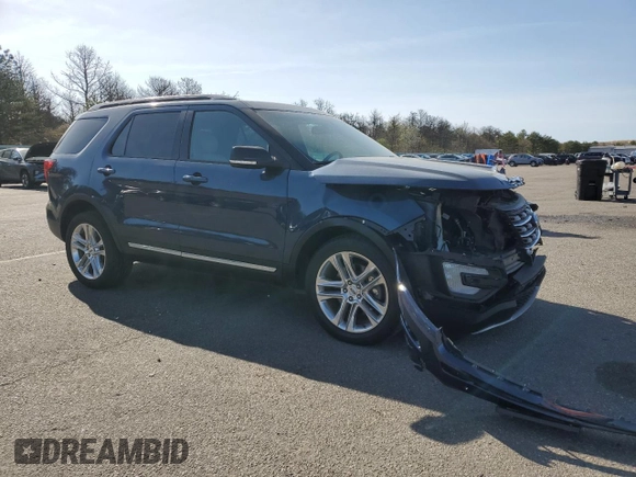 2016 Ford Explorer XLT with VIN 1FM5K8D88GGC00409, listed as a Copart auction lot 53890745 with 175,762 mi miles and Salvage Title. Bid and sale history available at DreamBid. Image 4.