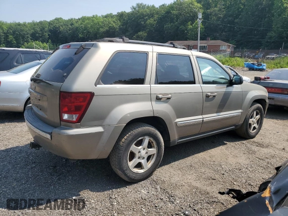 2006 Jeep Grand Cherokee Limited with VIN 1J4HR58N36C204427, listed as a Copart auction lot 60781185 with Not provided miles and Salvage title. Bid and sale history available at DreamBid. Image 3.